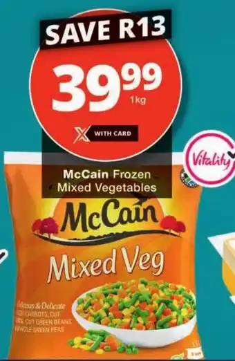 Checkers McCain Frozen Mixed Vegetables offer