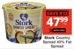 Checkers Stork Country Spread 40% Fat Spread offer