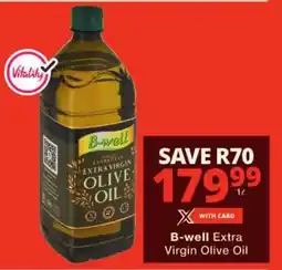 Checkers B-well Extra Virgin Olive Oil offer