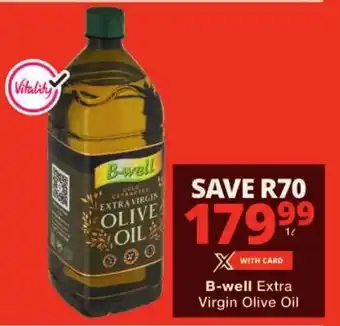 Checkers B-well Extra Virgin Olive Oil offer