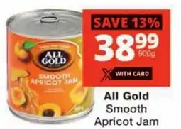 Checkers All Gold Smooth Apricot Jam offer