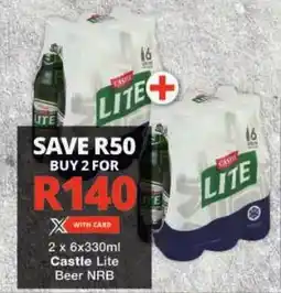 Checkers Castle Lite Beer NRB offer