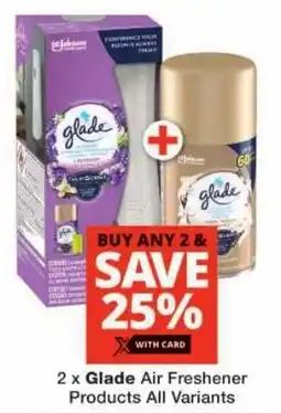 Checkers Glade Air Freshener Products All Variants offer
