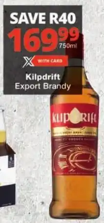 Checkers Kilpdrift Export Brandy offer