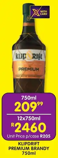 Shoprite Liquor Klipdrift premium brandy offer