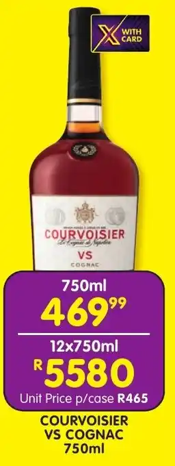 Shoprite Liquor Courvoisier vs cognac offer