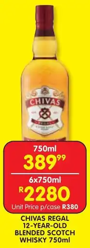Shoprite Liquor Chivas regal 12-year-old blended scotch whisky offer