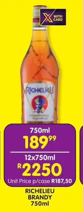 Shoprite Liquor Richelieu brandy offer