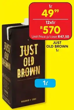 Shoprite Liquor Just old brown offer