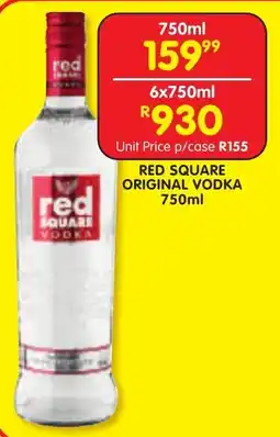 Shoprite Liquor Red square original vodka offer