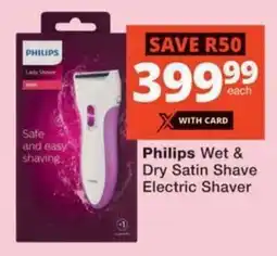 MediRite Philips Wet & Dry Satin Shave Electric Shaver offer