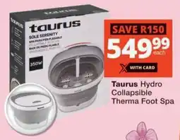 MediRite Taurus Hydro Collapsible Therma Foot Spa offer