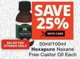 MediRite Hexapure Hexane Free Castor Oil Each offer