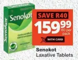 MediRite Senokot Laxative Tablets offer