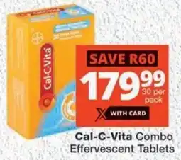 MediRite Cal-C-Vita Combo Effervescent Tablets offer