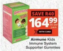 MediRite Airmune Kids Immune System Supporter Gummies offer