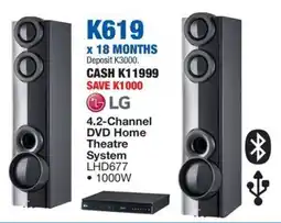 OK Furniture LG 4.2-Channel DVD Home Theatre System offer