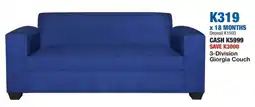 OK Furniture 3-Division Giorgia Couch offer