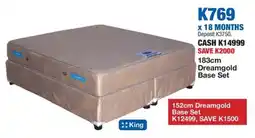 OK Furniture Dreamgold Base Set offer