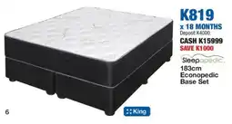 Sleepapedic Econopedic Base Set