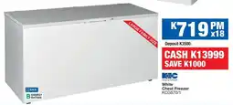 OK Furniture KIC White Chest Freezer offer