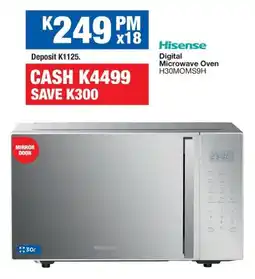OK Furniture Hisense Digital Microwave Oven offer