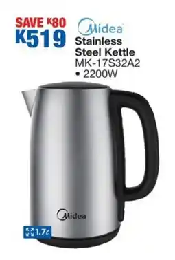 OK Furniture Midea Stainless Steel Kettle offer