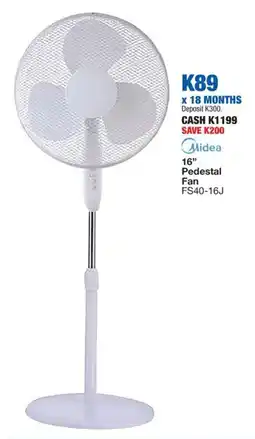 OK Furniture Midea Pedestal Fan offer