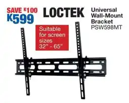 OK Furniture Loctek Universal Wall-Mount Bracket offer