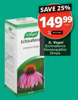 Checkers A. Vogel Echinaforce Homeopathic Drops offer