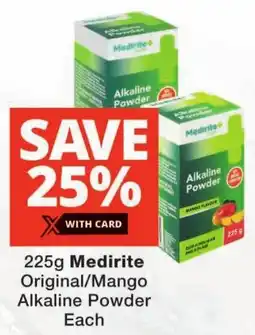 Checkers Medirite Original/ Mango Alkaline Powder offer