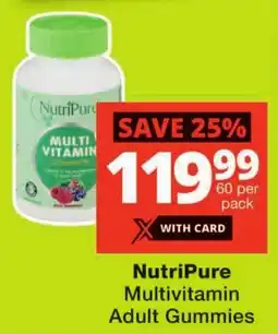 Checkers NutriPure Multivitamin Adult Gummies offer