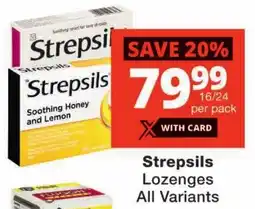 Checkers Strepsils Lozenges All Variants offer