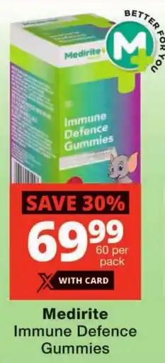 Checkers Medirite Immune Defence Gummies offer