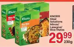 Elite Power Trade Cash & Carry KNORR Meal Solutions Mince/ Lasagne/ Rice Mates offer