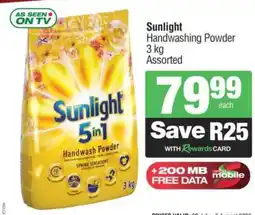 Spar Sunlight Handwashing Powder offer