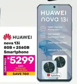Game HUAWEI nova 13i 8GB + 256GB Smartphone offer
