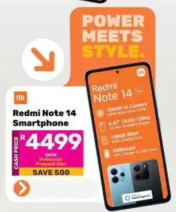 Game Redmi Note 14 Smartphone offer