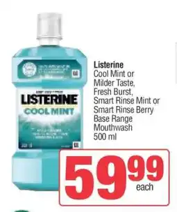 Spar Listerine offer