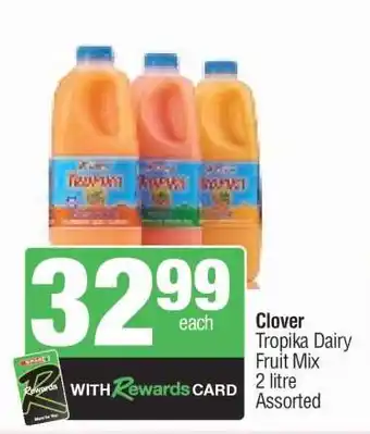 Spar Clover Tropika Dairy Fruit Mix offer