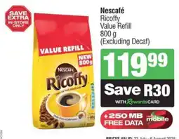 Spar Nescafé Ricoffy Value Refill offer