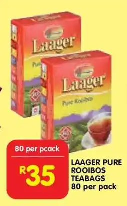 Shoprite Laager Pure Rooibos Teabags offer