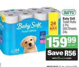 Spar Baby Soft Toilet Rolls offer