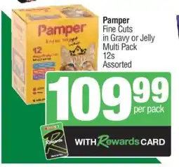 Spar Pamper Fine Cuts in Gravy or Jelly Multi Pack offer