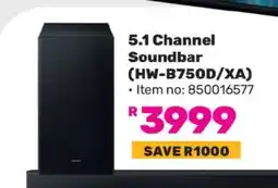 Game 5.1 Channel Soundbar (HW-B750D/XA) offer
