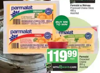 Spar Parmalat Prepacked Cheese offer