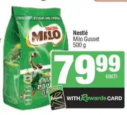 Spar NESTLÉ Milo gusset offer