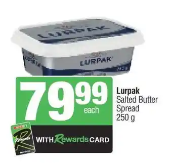 Spar Lurpak Salted Butter Spread offer