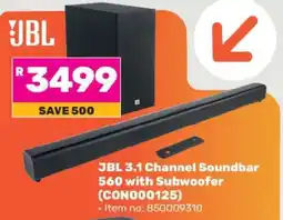 Game JBL 3.1 Channel Soundbar 560 with Subwoofer offer
