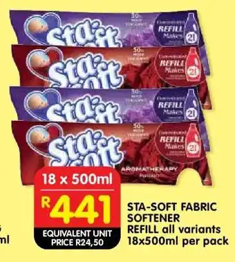 Shoprite STA-SOFT FABRIC SOFTENER offer